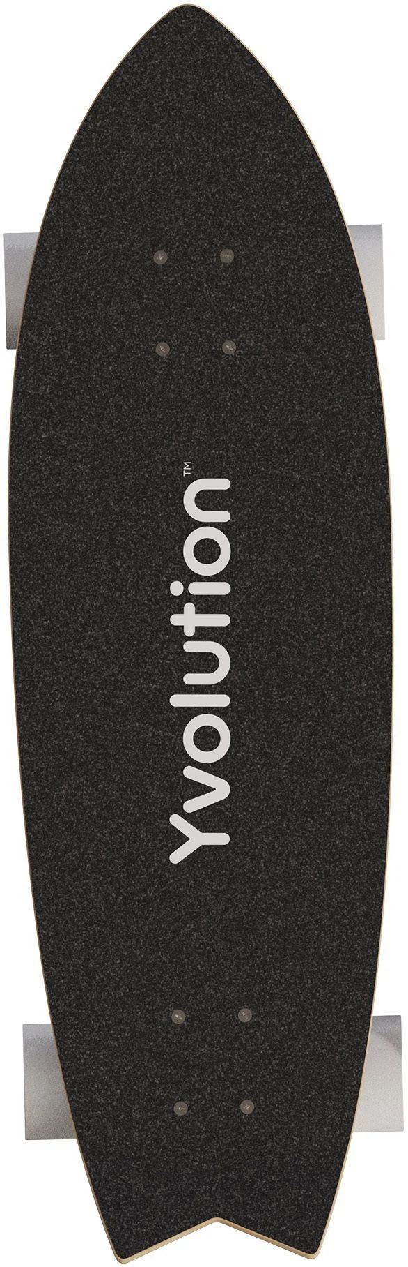Skateboard Yvolution Fishtail Cruiser, 76 cm, Albastru foto
