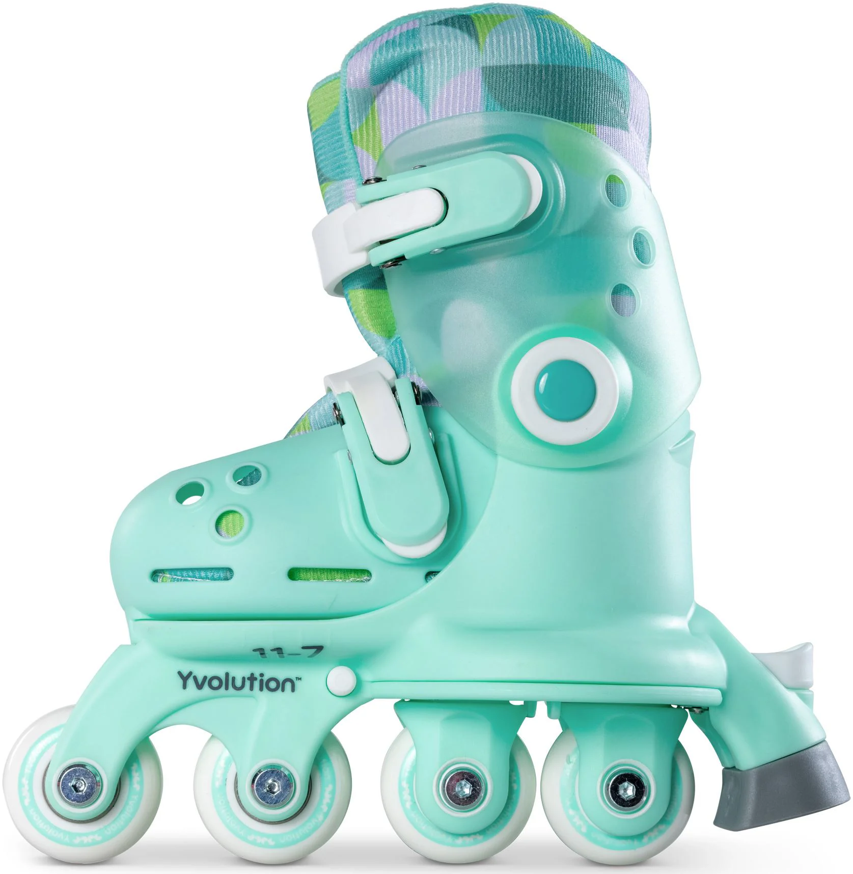 Patine cu rotile Yvolution Twista, 30-34, Verde foto