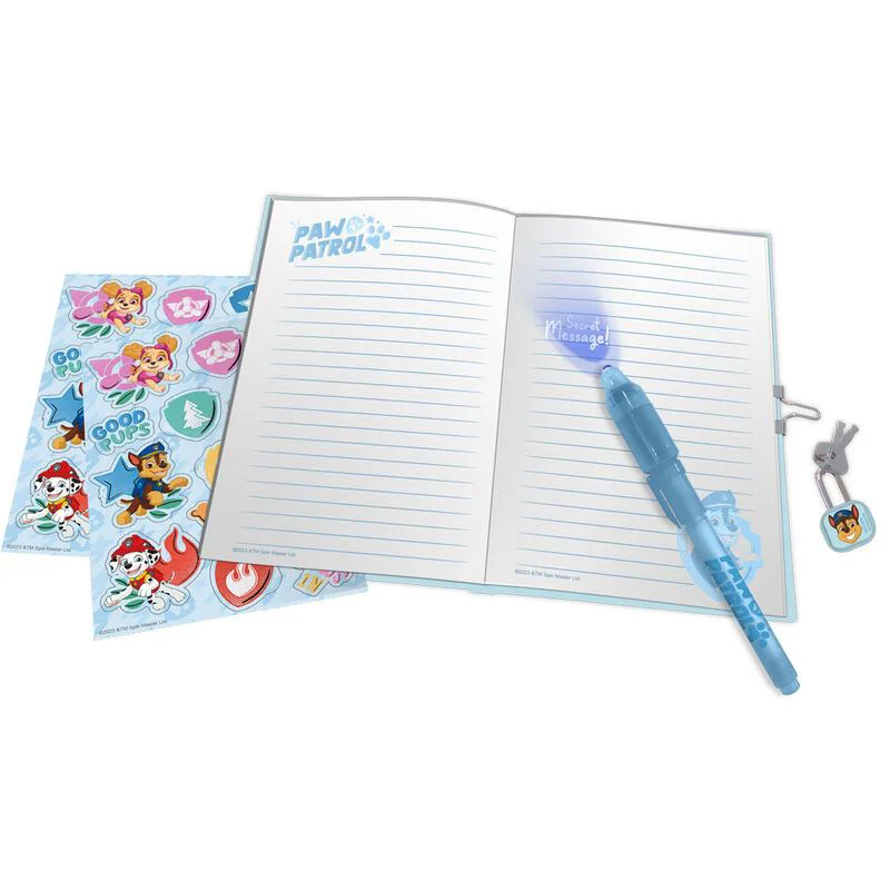 Jurnal secret cu pix magic KiDS Paw Patrol foto