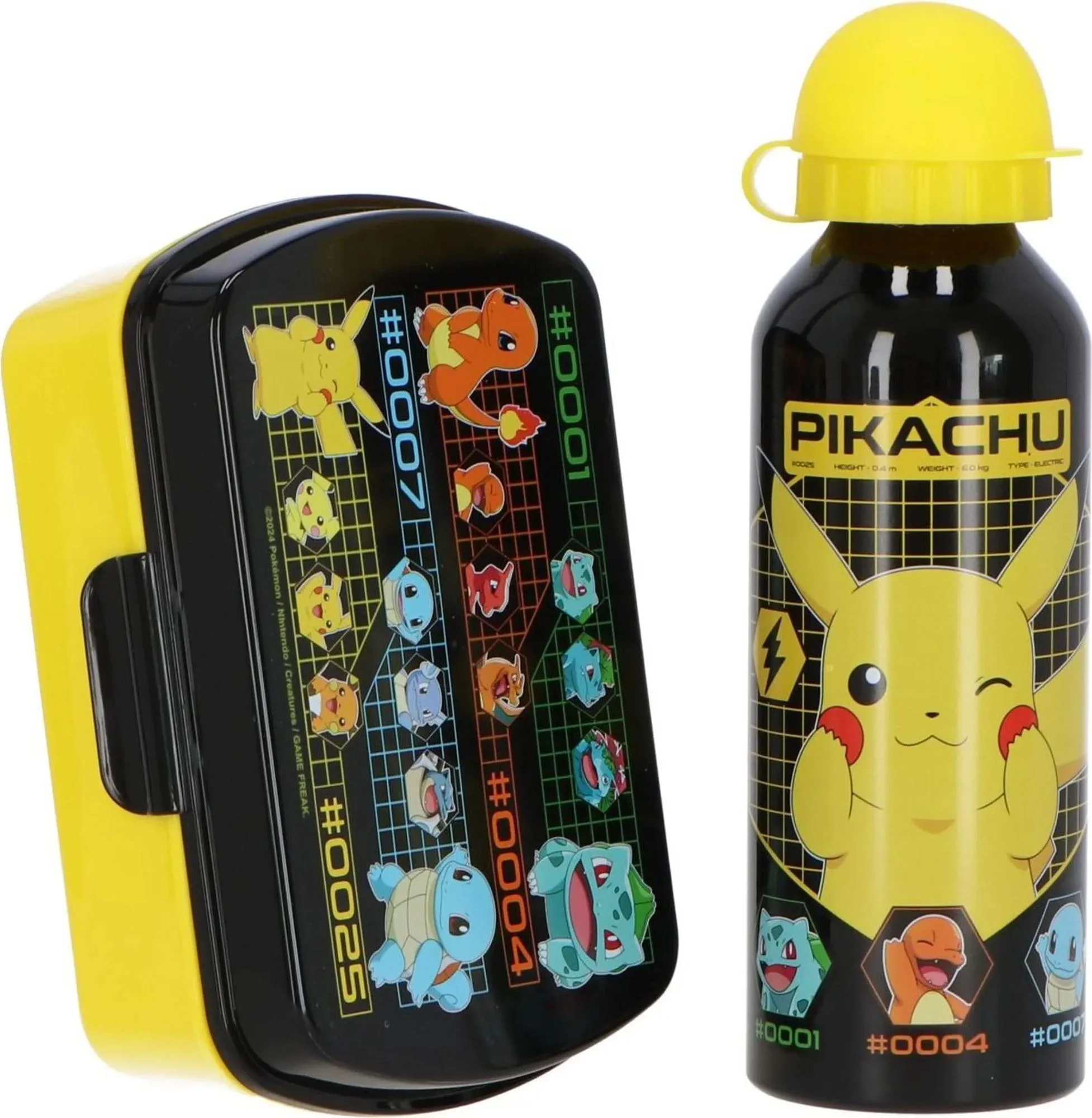 Lunchbox si sticla pentru apa din aluminiu KiDS Pokemon foto