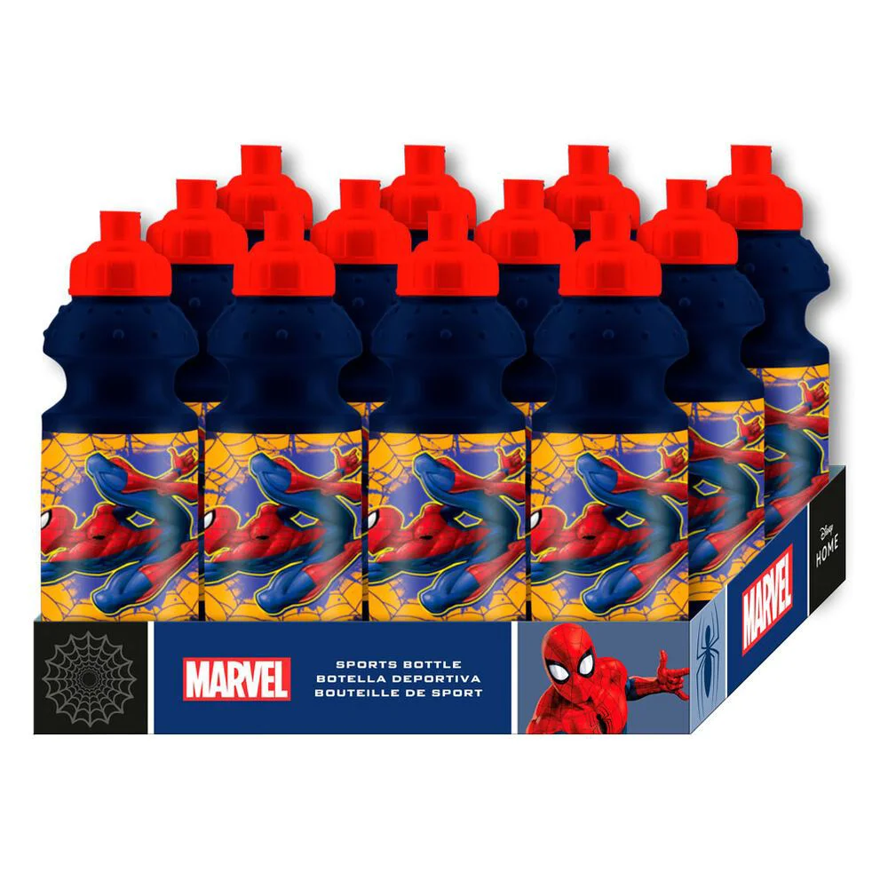 Бутылка для воды из пластика KiDS Spiderman, 350 мл foto