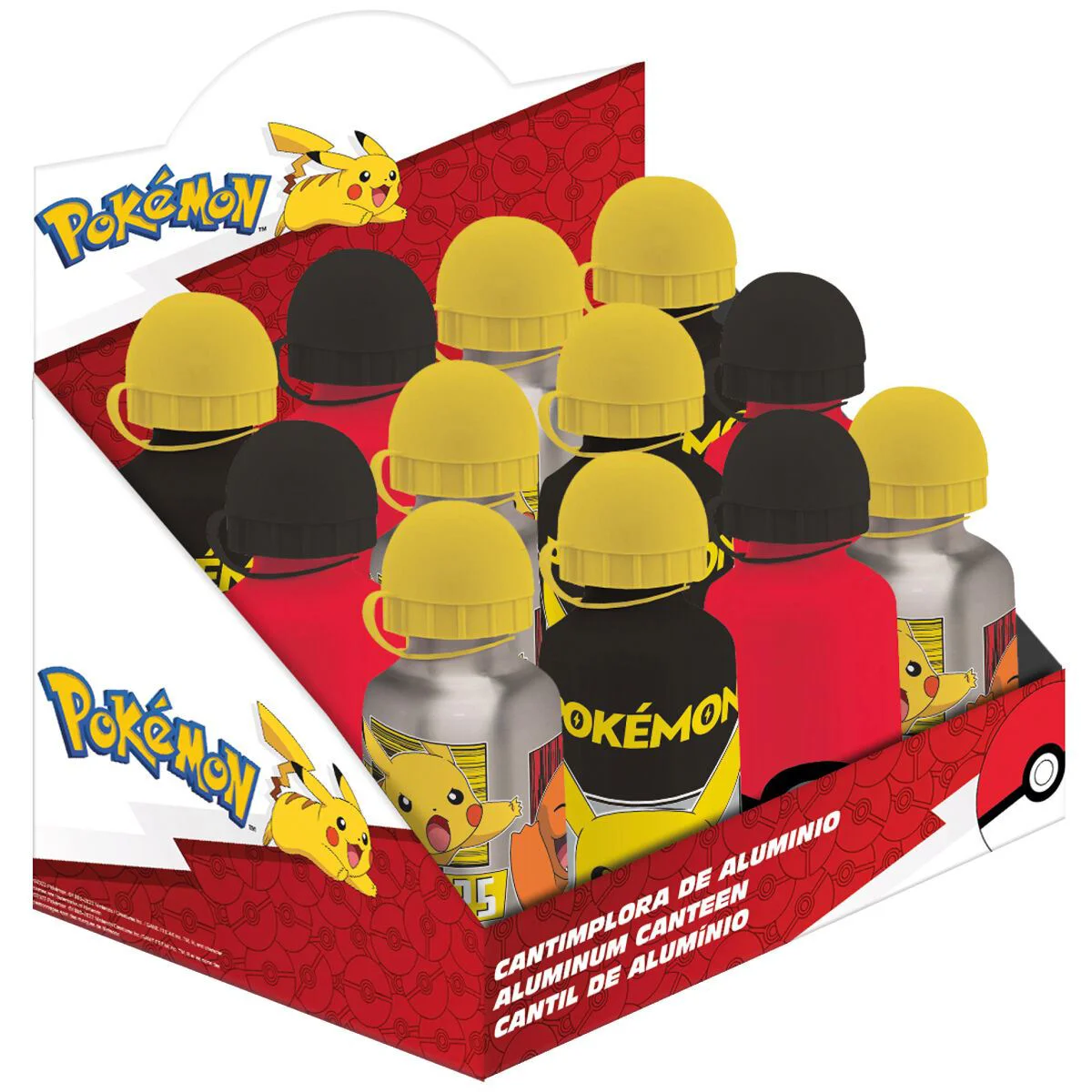 Бутылка для воды из алюминия KiDS Pokemon, 500 мл foto
