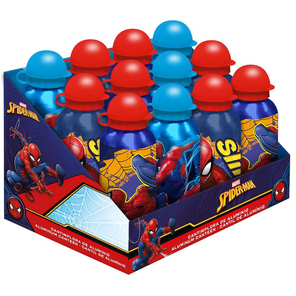 Бутылка для воды из алюминия KiDS Spiderman, 500 мл foto