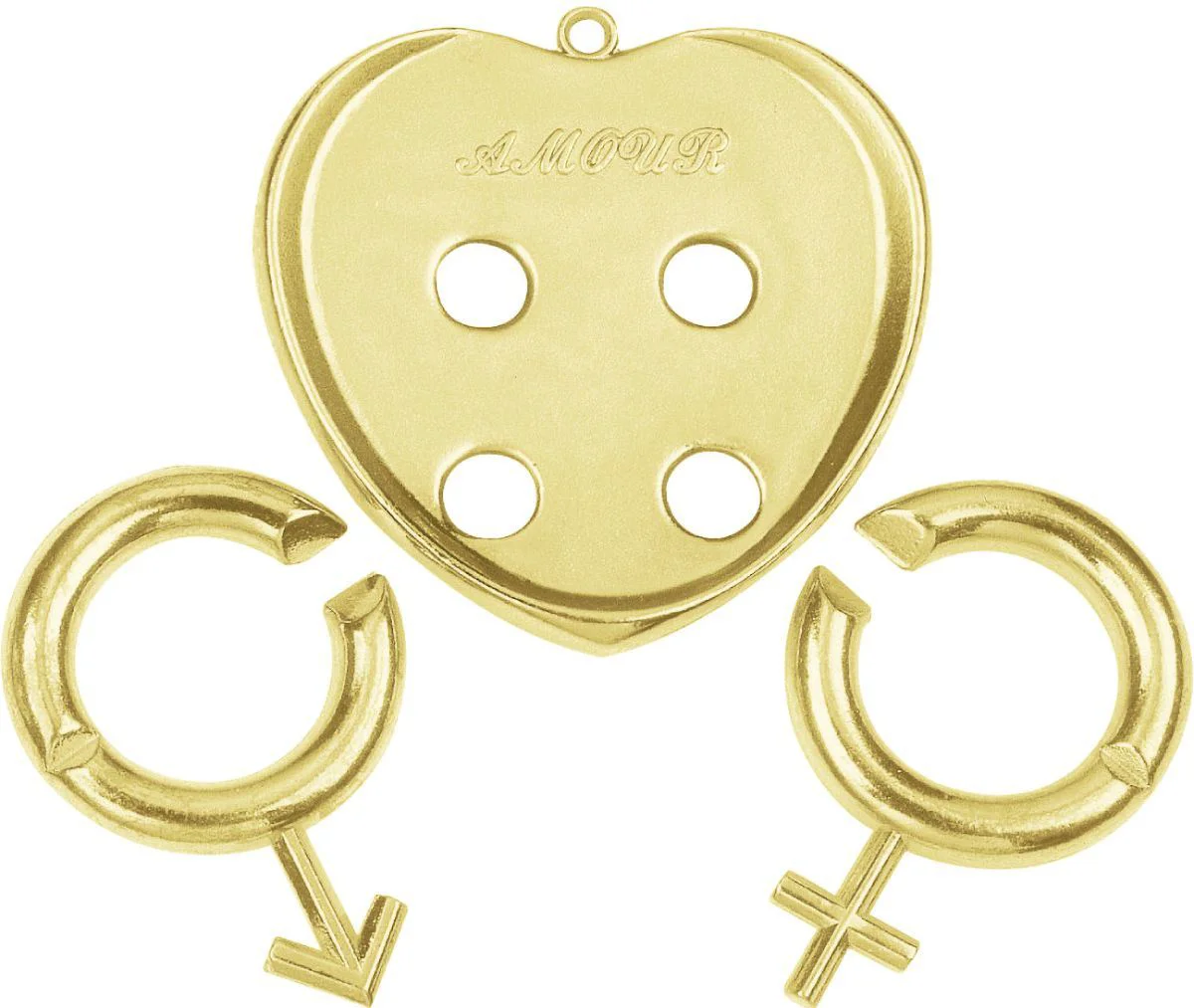 Пазл IQ Eureka Mini Huzzle Amour gold foto