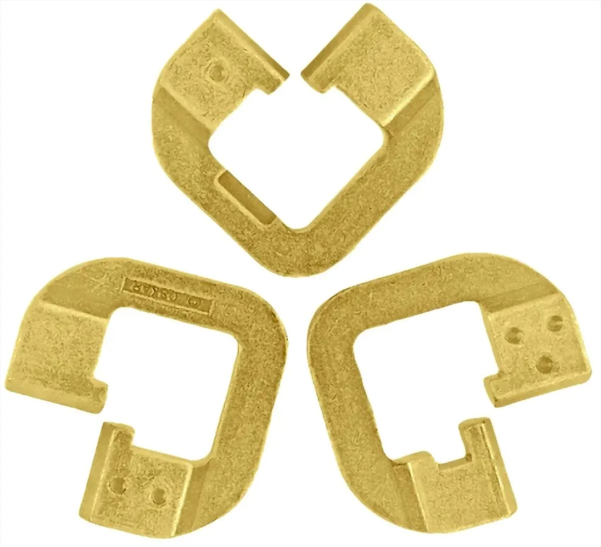 Puzzle IQ Eureka Mini Huzzle Chain gold foto