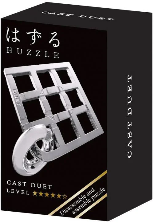 Puzzle IQ Eureka Mini Huzzle Duet silver foto