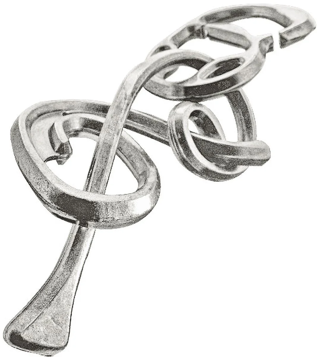 Puzzle IQ Eureka Mini Huzzle Enigma silver foto