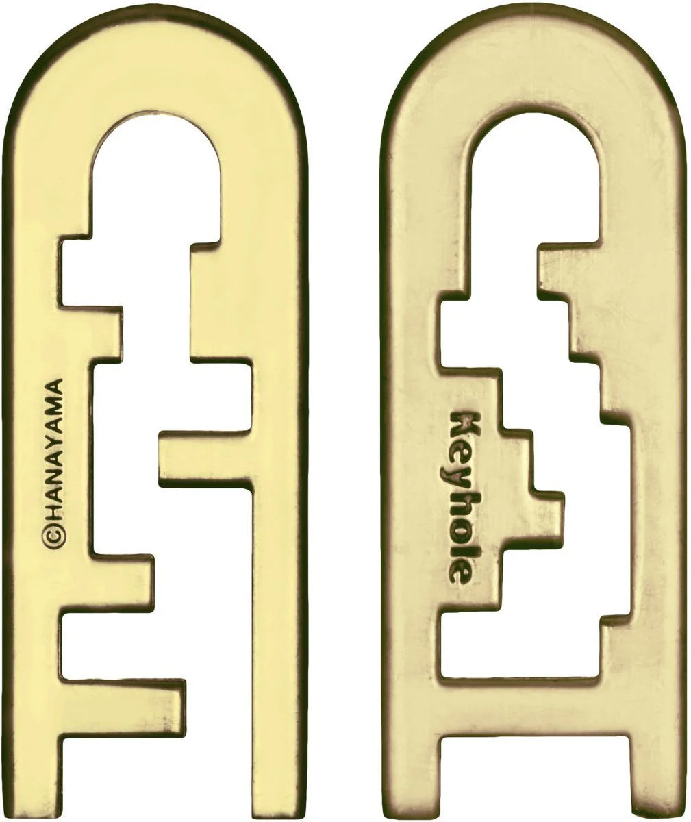 Пазл IQ Eureka Mini Huzzle Keyhole gold foto