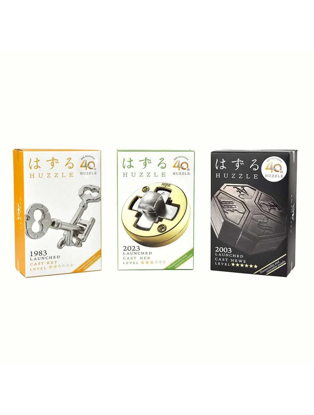 Set puzzle-uri Eureka Huzzle 40th Anniversary Box Set, Editie Limitata foto