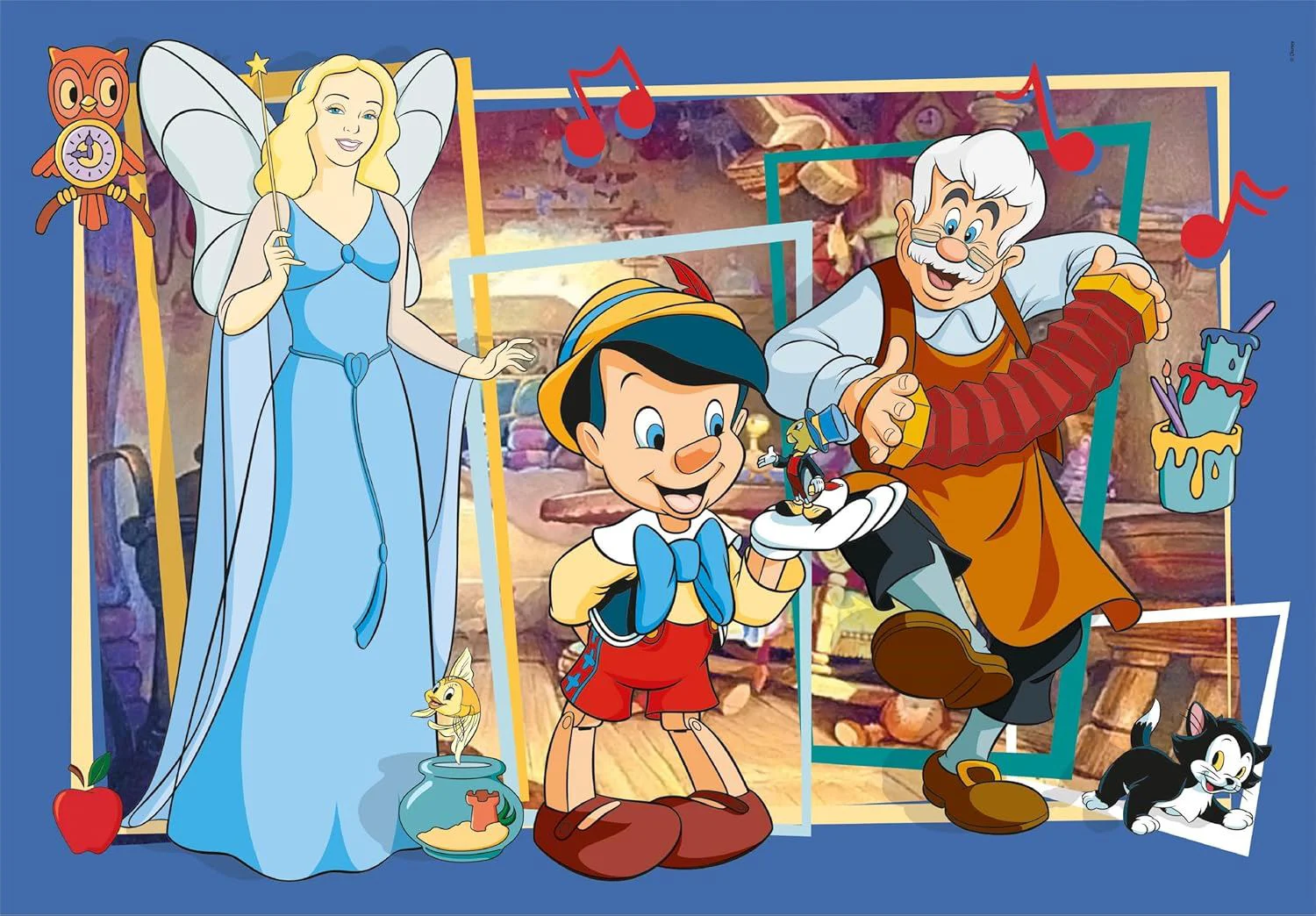 Puzzle Clementoni Pinocchio, 104 el. foto