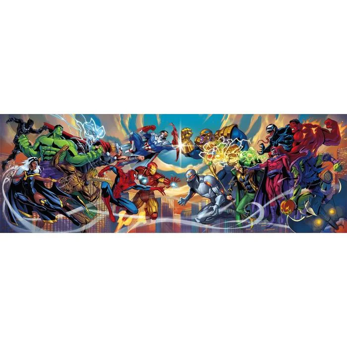 Puzzle + poster Clementoni Marvel, 1000 el. foto