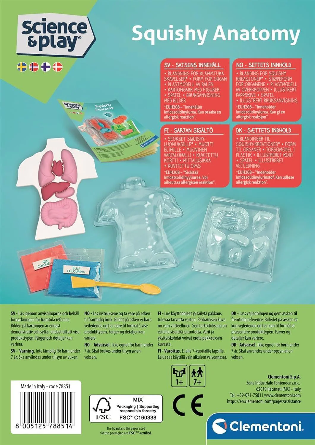 Set de joaca educativ Science&Play Anatomia Omului foto