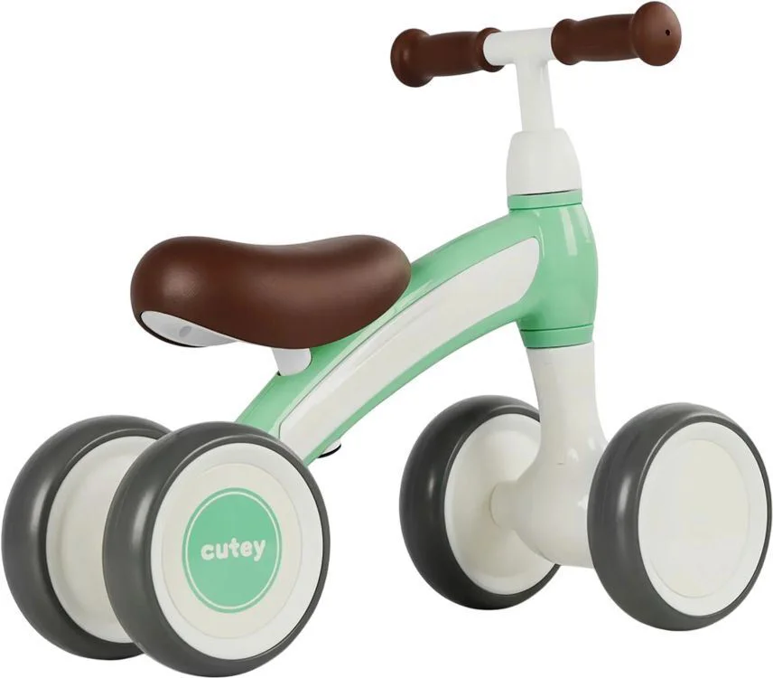 Bicicleta fara pedale Qplay Cutey Retro Green foto