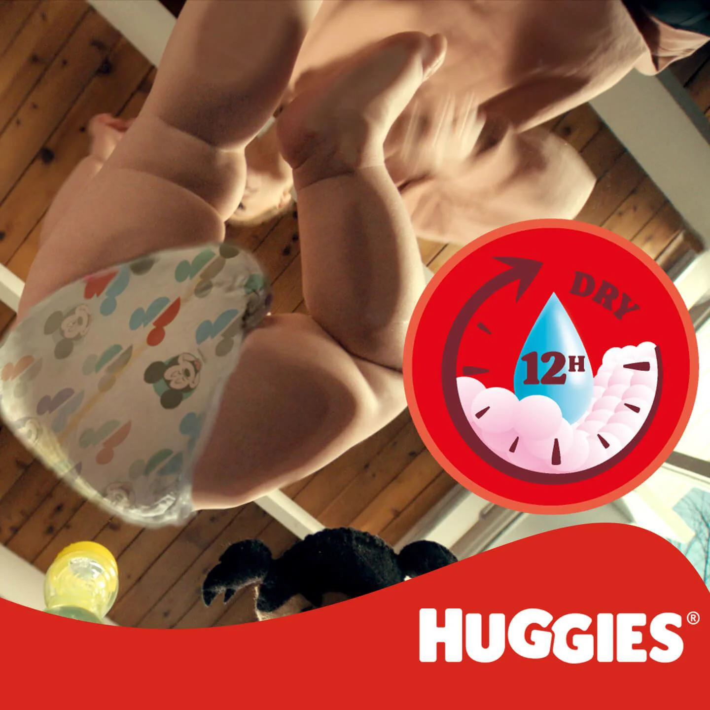 Chilotei Huggies Little Movers Mega 4 BOY (9-14 kg), 52 buc. foto