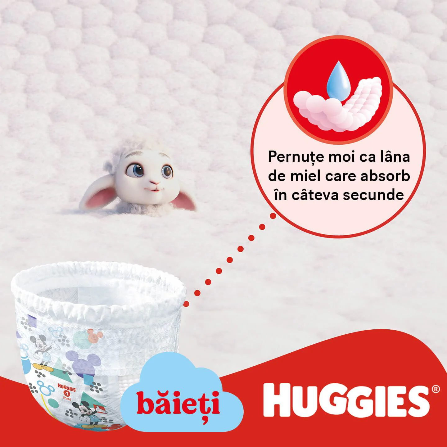 Chilotei Huggies Little Movers Mega 4 BOY (9-14 kg), 52 buc. foto