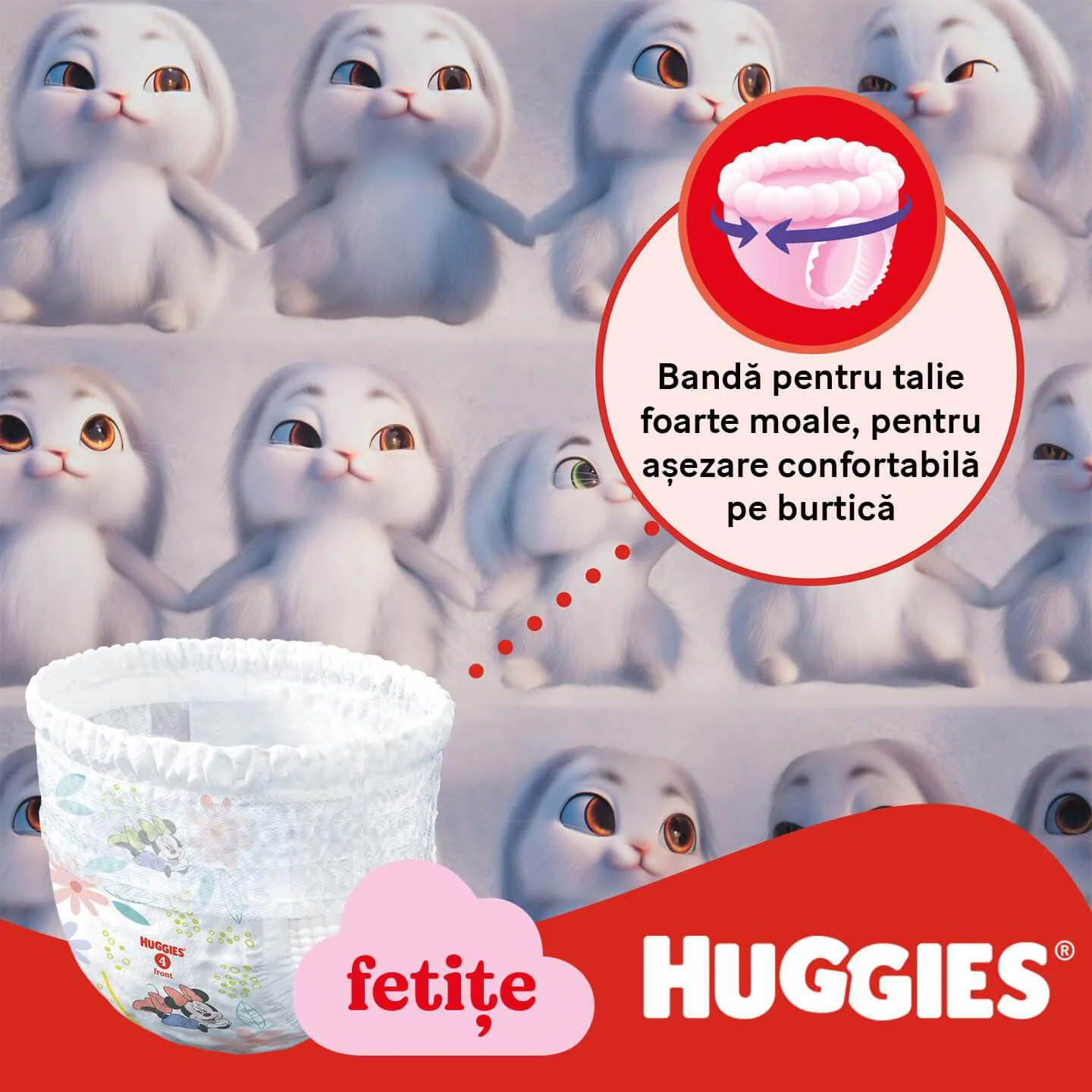 Трусики Huggies Little Movers Mega 4 GIRL (9-14 кг), 52 шт. foto