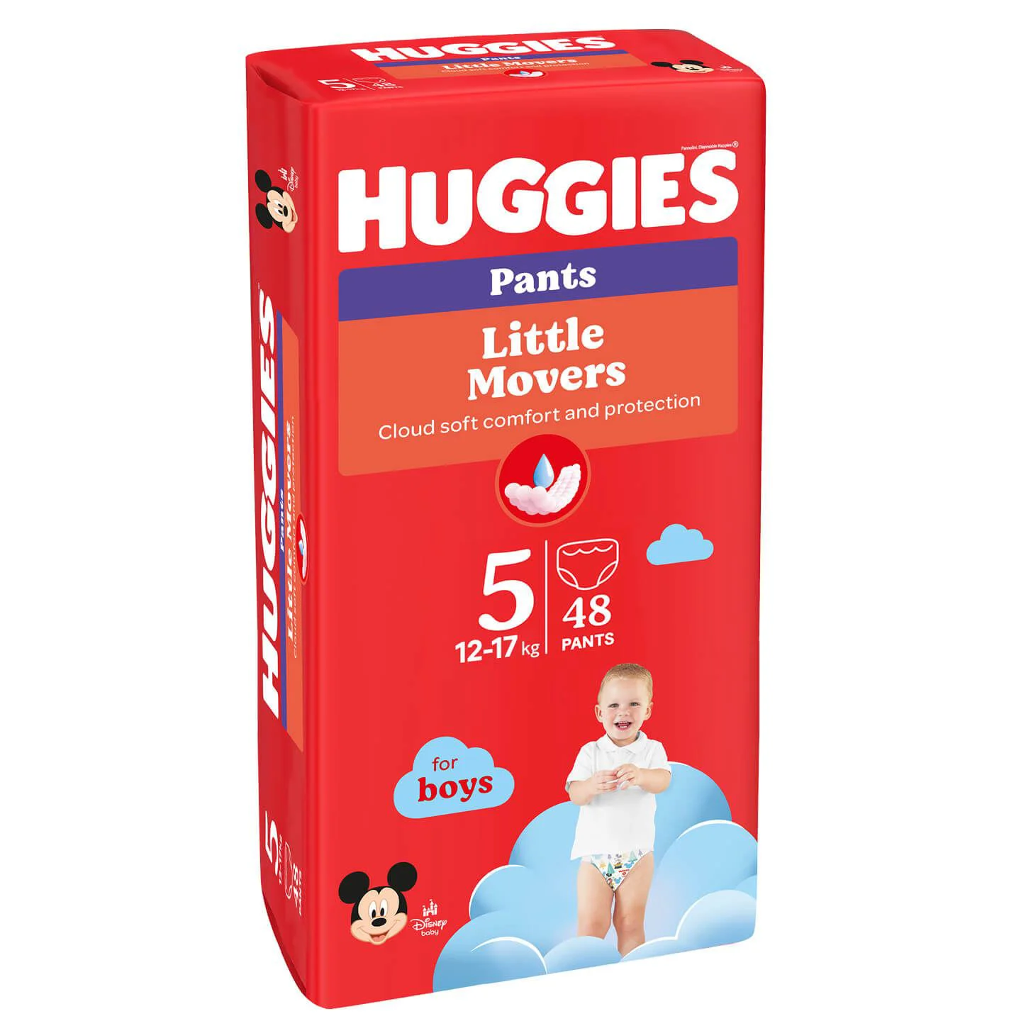 Chilotei Huggies Little Movers Mega 5 BOY (13-17 kg), 48 buc. foto