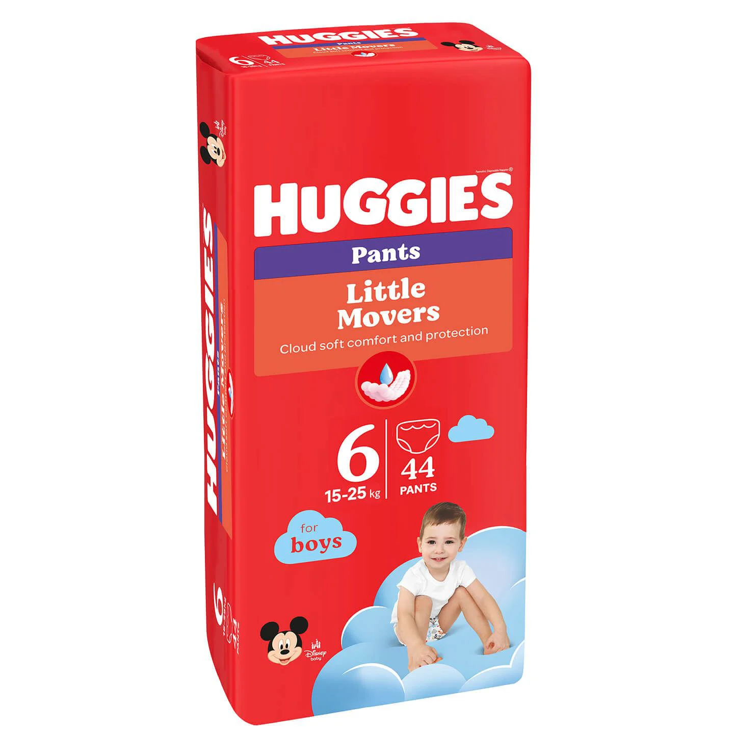 Chilotei Huggies Little Movers Mega 6 BOY (16-22 kg), 44 buc. foto
