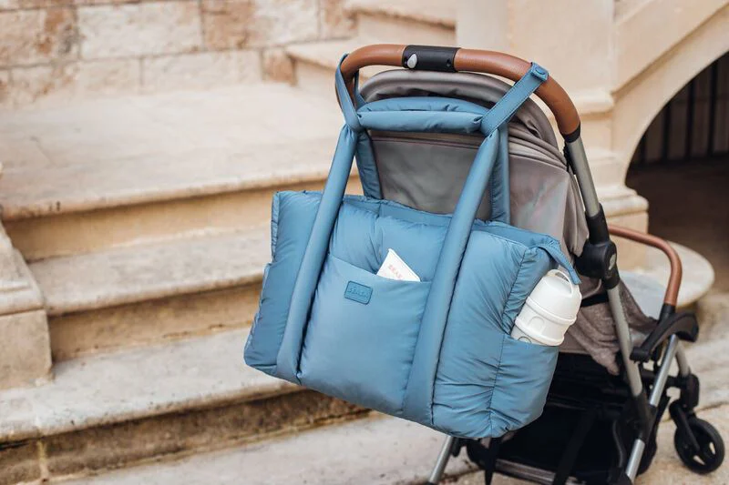 Сумка для мам Beaba Puffi Paris Baltic Blue foto
