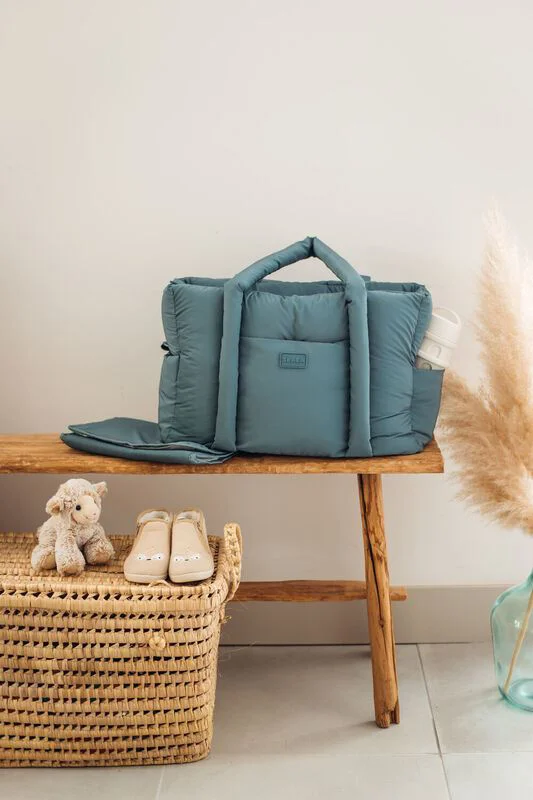 Сумка для мам Beaba Puffi Paris Baltic Blue foto