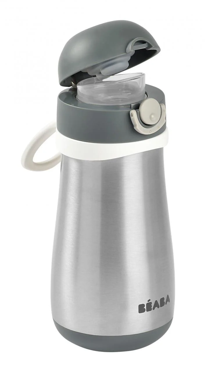 Термос Beaba Mineral Grey, 350 мл foto