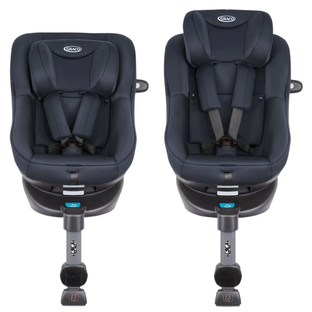 Scaun auto rotativ 360 Graco Turn2Me Navy, 0-18 kg foto