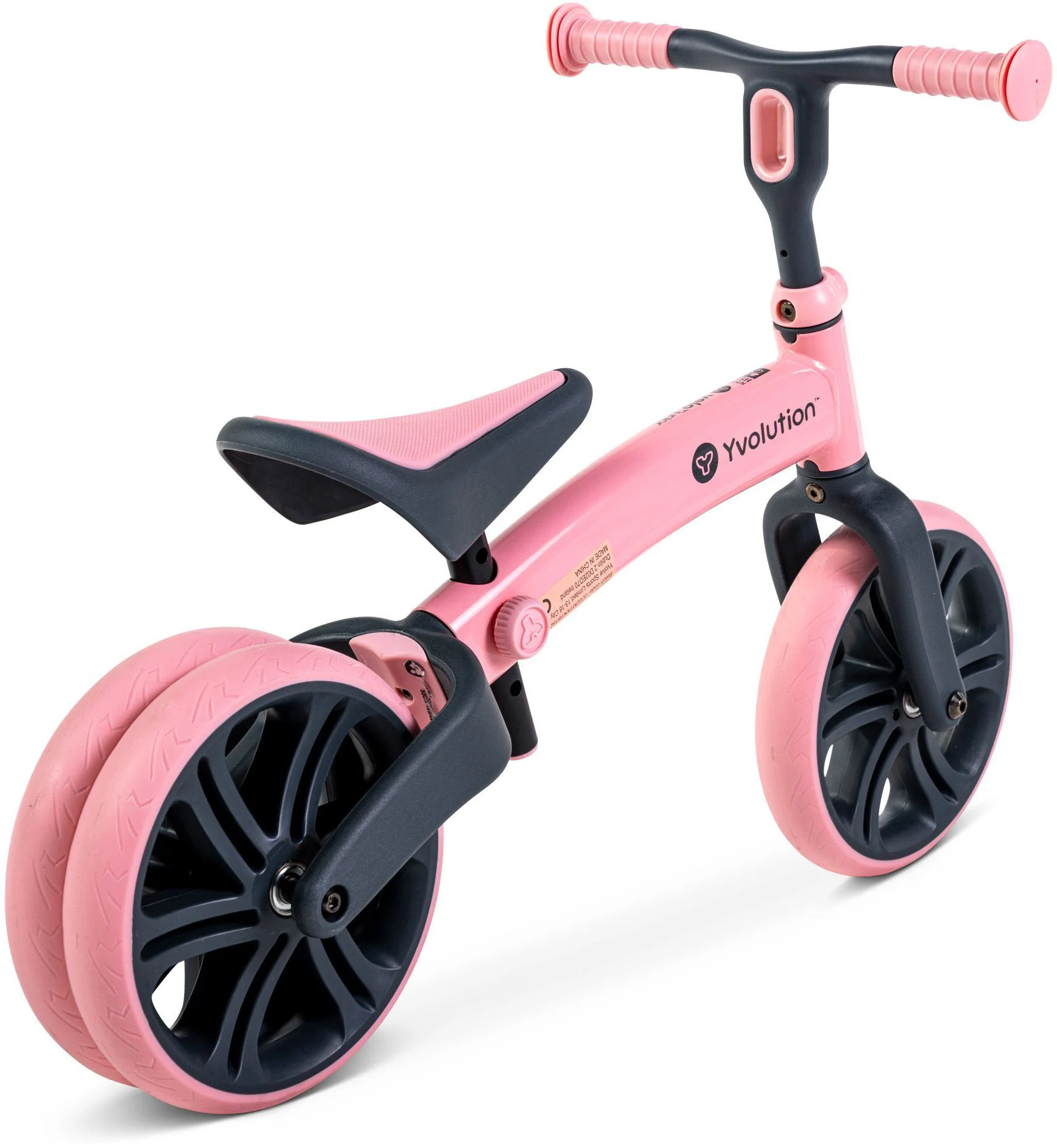 Bicicleta fara pedale Yvolution Y Velo Junior Pink foto