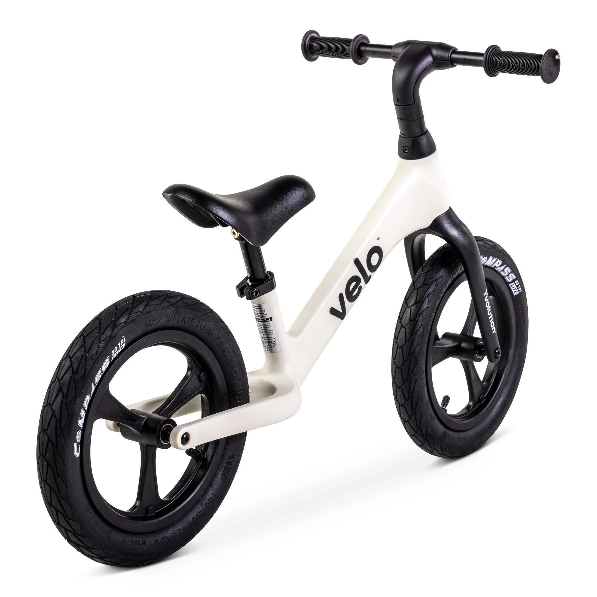 Bicicleta fara pedale Yvolution Y Velo Pro Alb foto