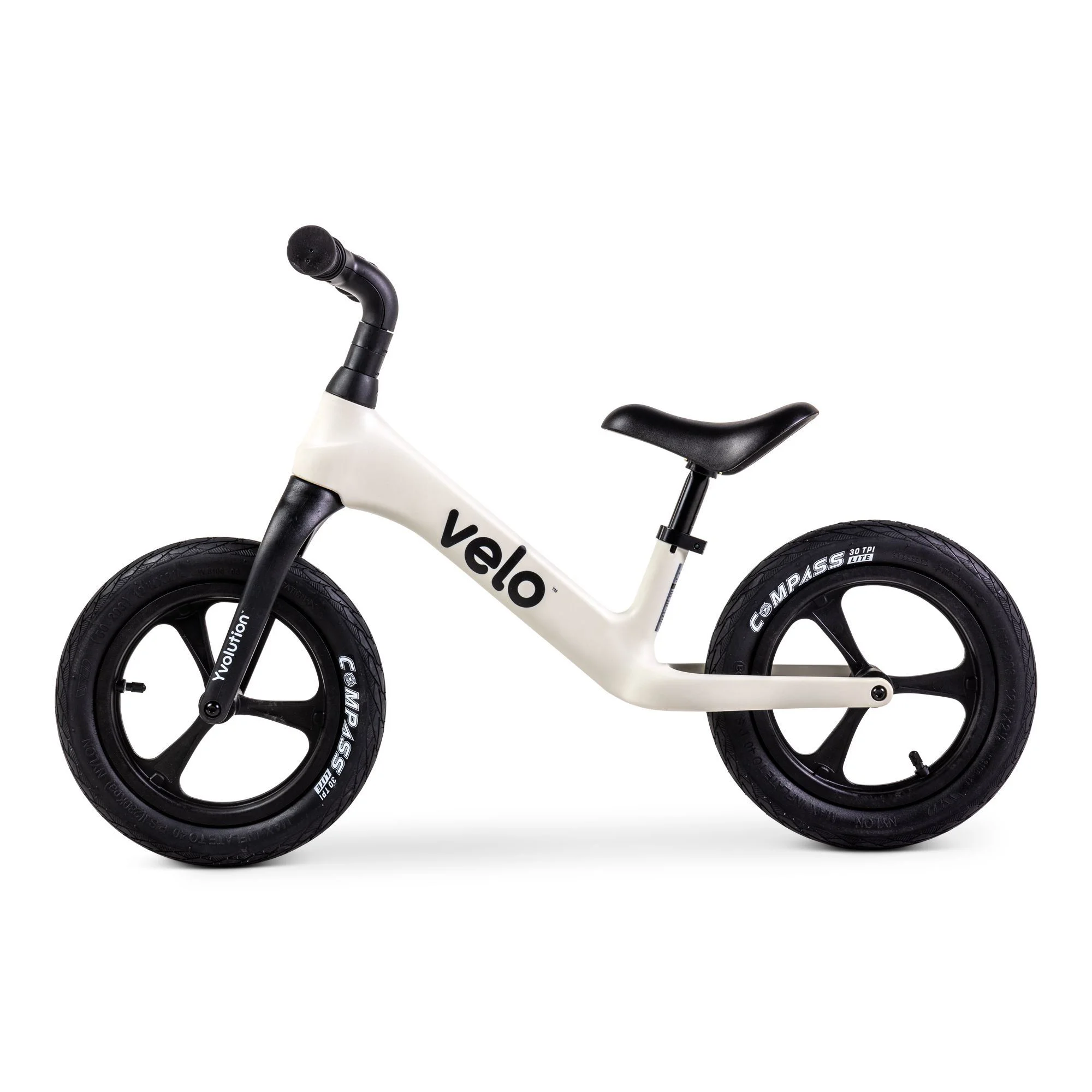 Bicicleta fara pedale Yvolution Y Velo Pro Alb foto