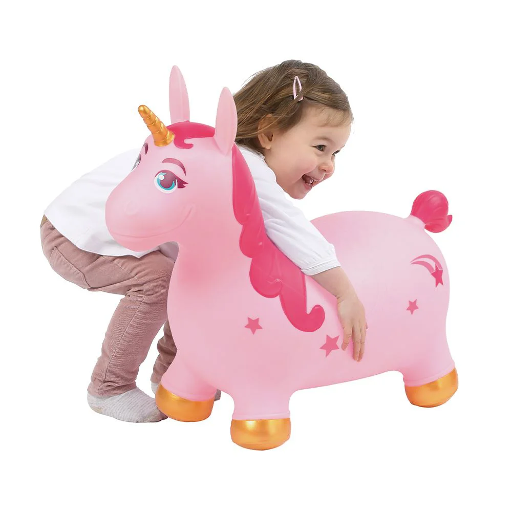 Jucarie Ride-On Ludi Unicornul saltaret foto