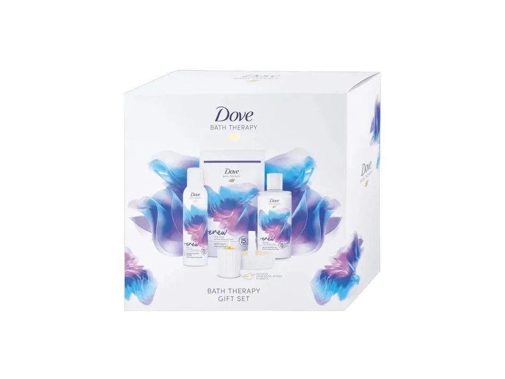 Set cadou cu lumanare Dove Bath Terapy foto