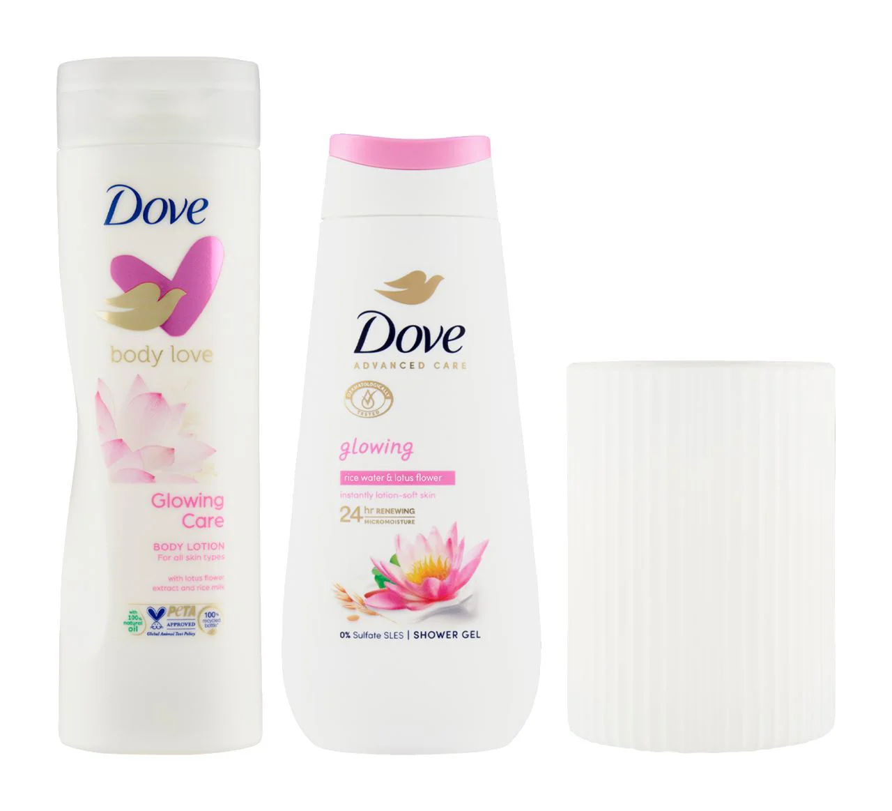 Set cadou Dove Glowing Bath&Body foto