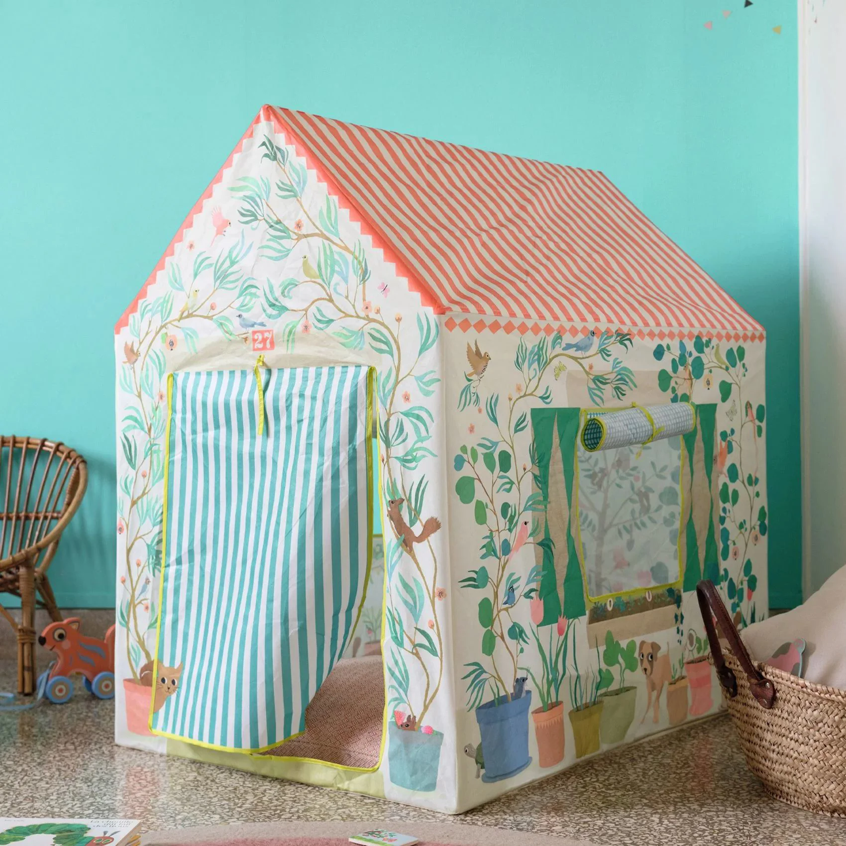 Cort casuta Djeco Playhouse foto