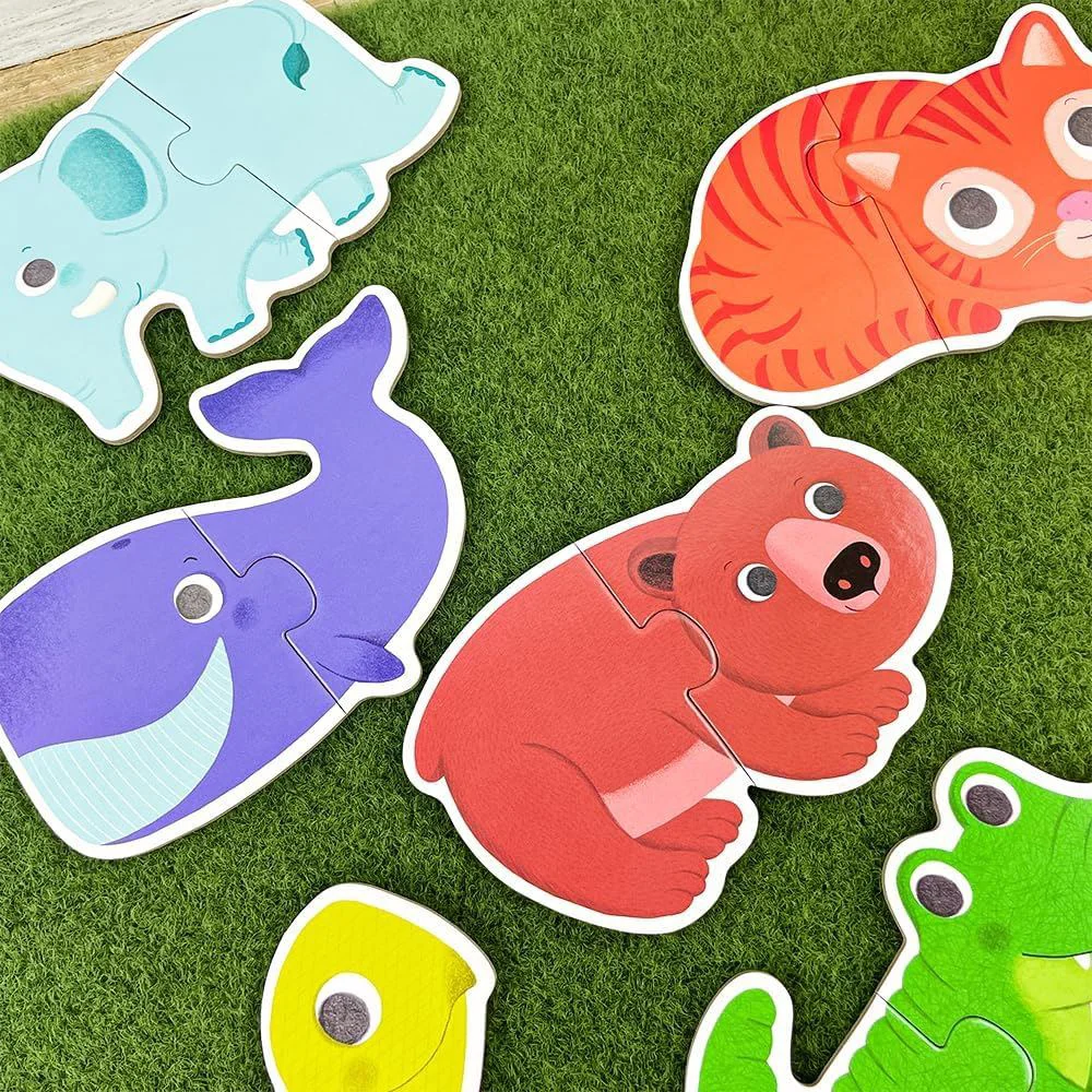 Puzzle Djeco Duo Animale foto