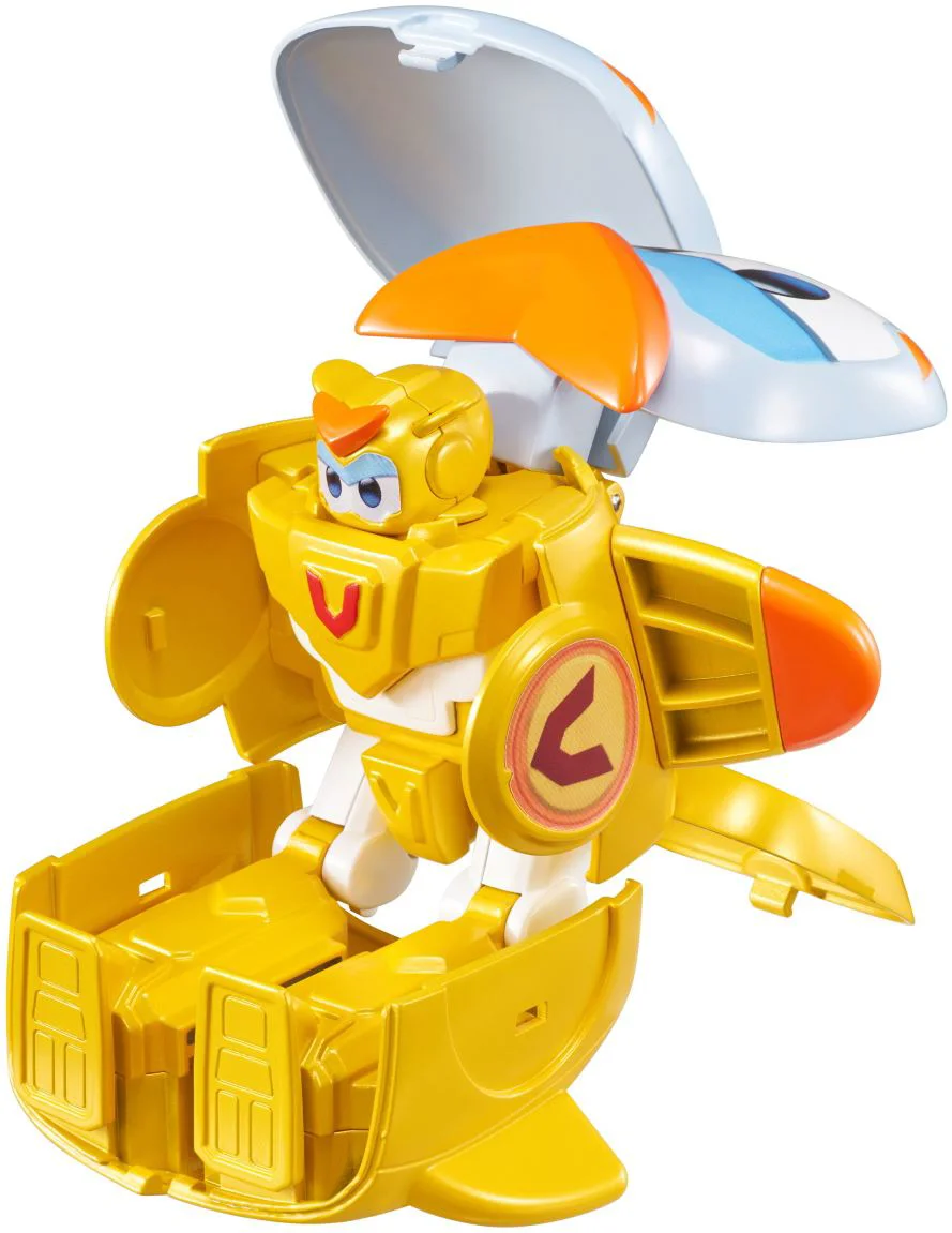 Jucarie transformer Super Wings Super Pet Golden Boy foto