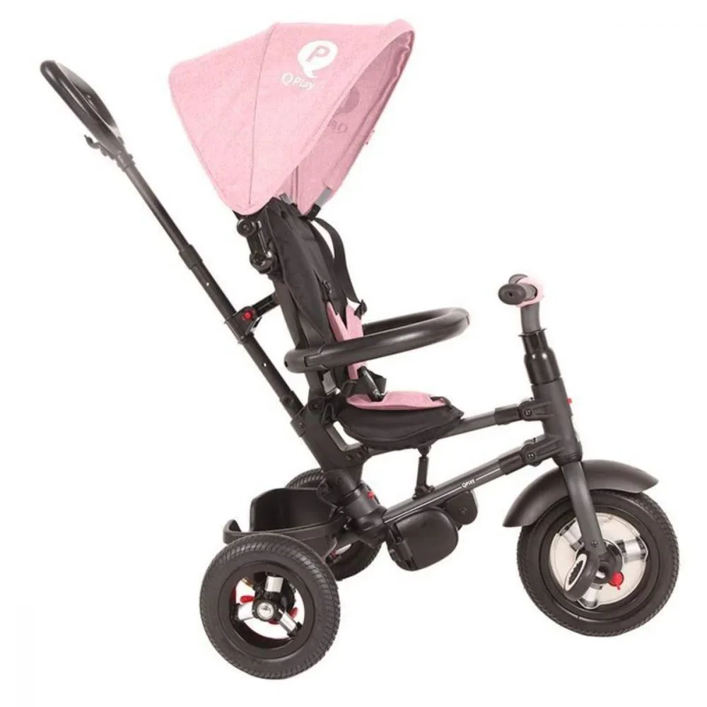 Tricicleta Qplay Rito Rubber Pink foto
