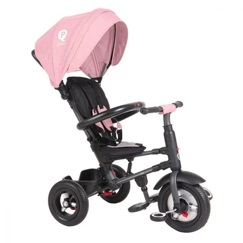 Tricicleta Qplay Rito Rubber Pink foto