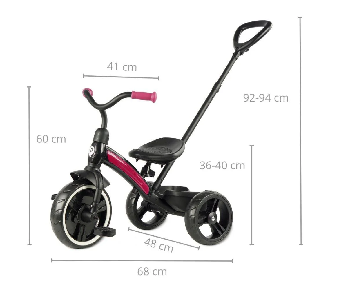 Трёхколёсный велосипед Qplay Elite Plus New Rose foto