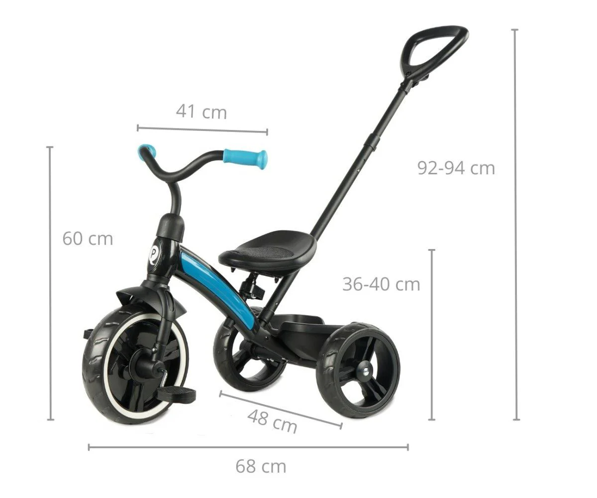 Трёхколёсный велосипед Qplay Elite Plus New Blue foto