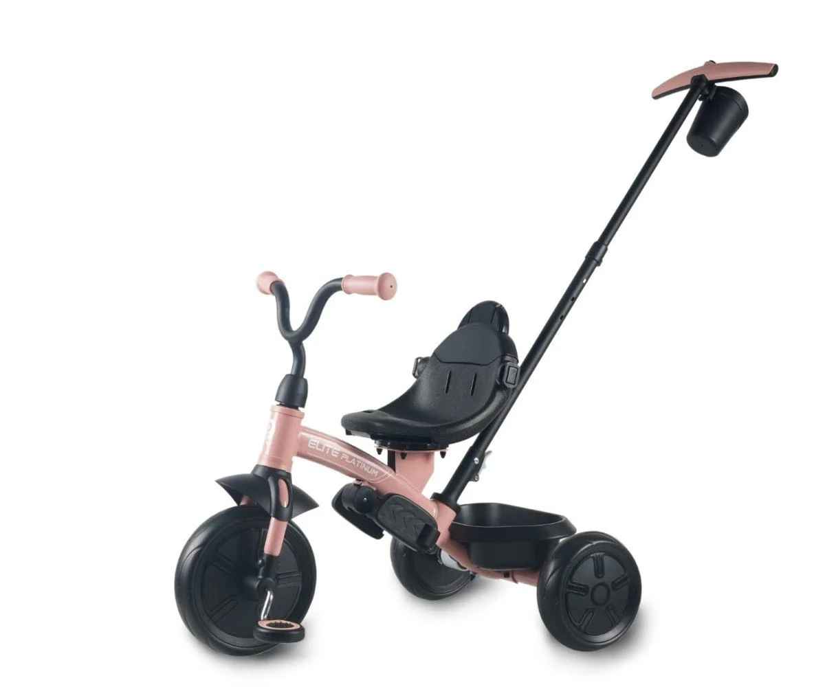 Трёхколёсный велосипед Qplay Elite Platinum Pink foto