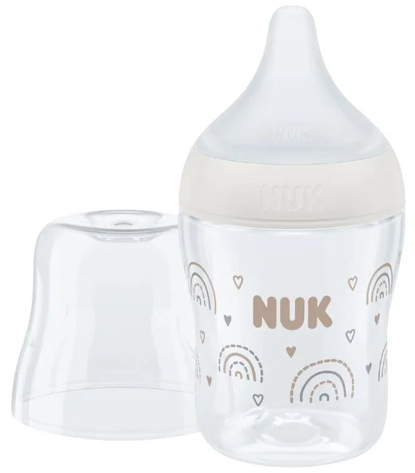 Пластиковая бутылочка NUK Nature Perfect Match с силиконовой соской (0–6 мес.), 150 мл foto