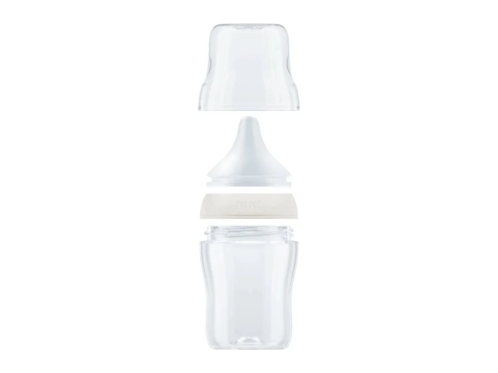 Пластиковая бутылочка NUK Nature Perfect Match с силиконовой соской (0–6 мес.), 150 мл foto
