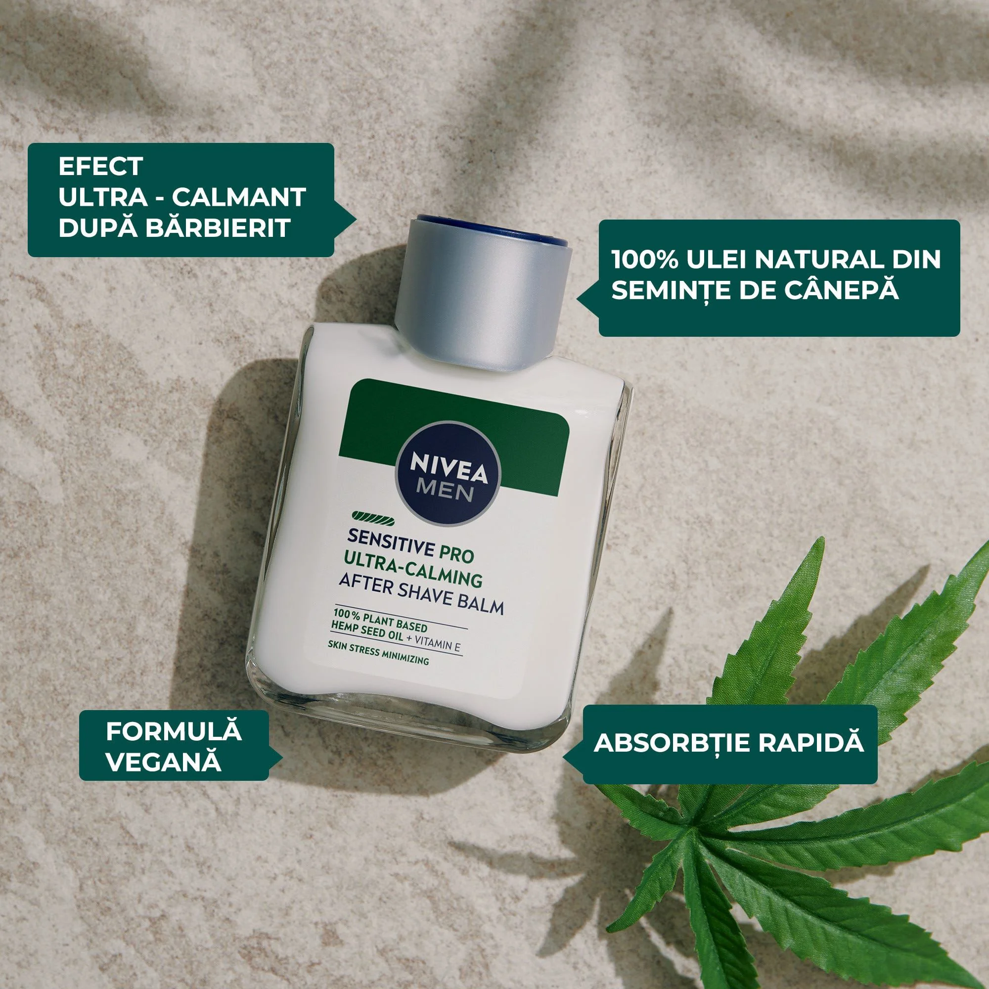Balsam dupa ras NIVEA Sensitive PRO, 100 ml foto