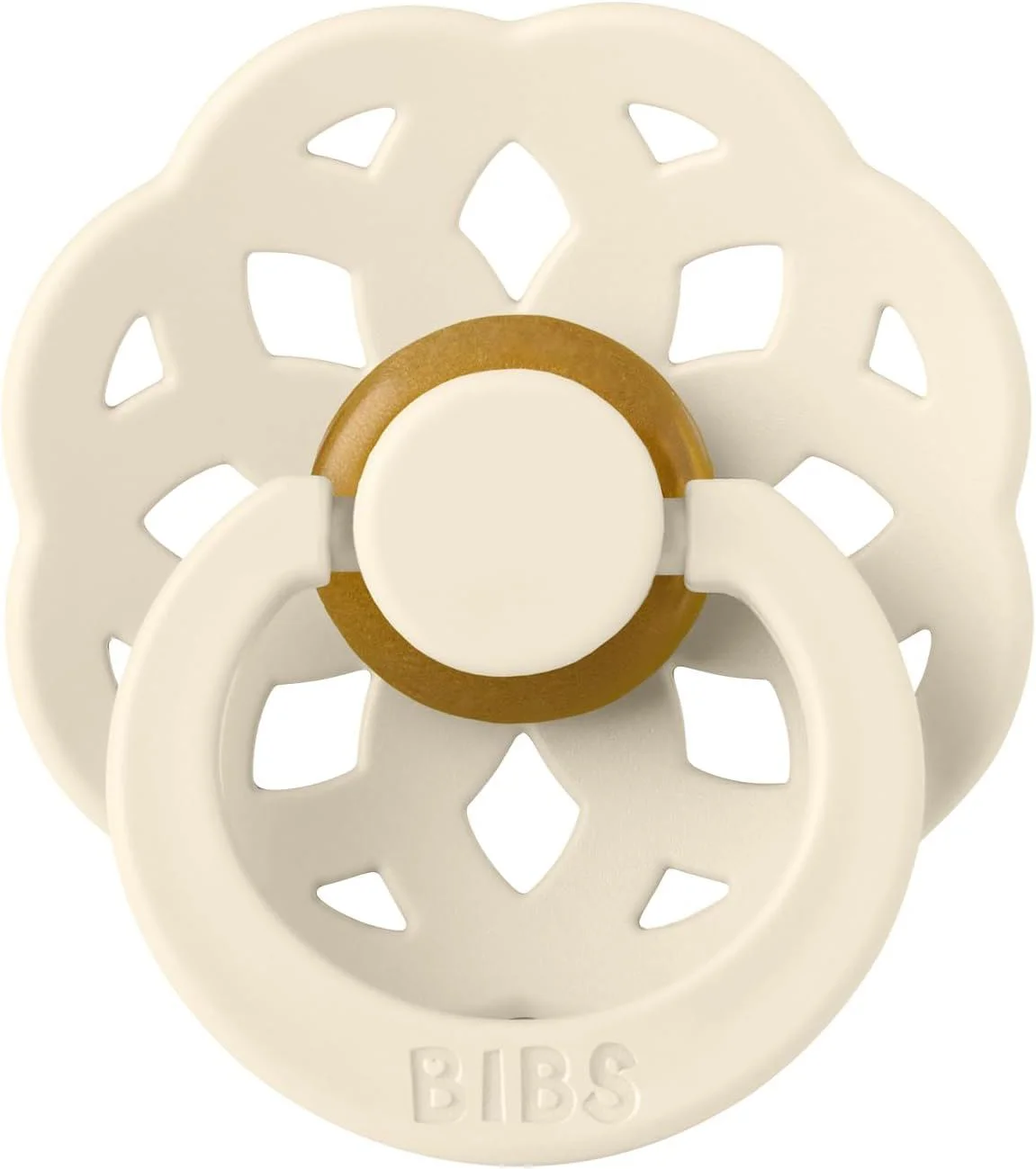 Suzeta rotunda din latex BIBS Boheme Ivory (0-6 luni) - Ambalaj premium foto