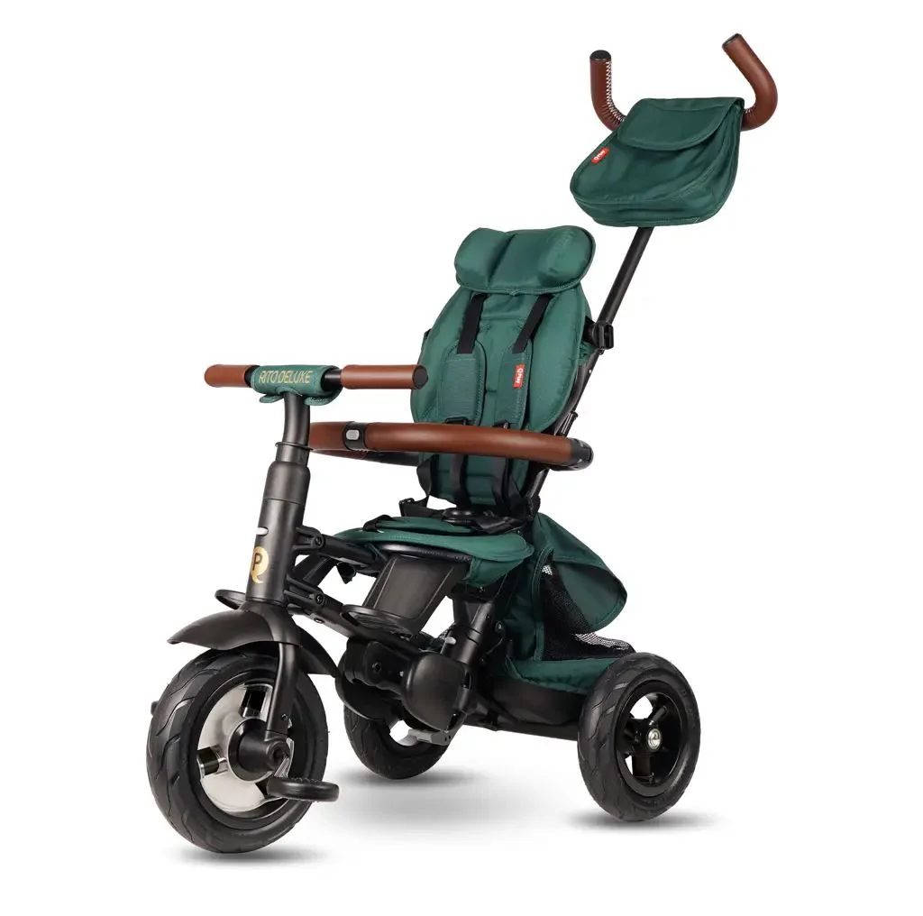 Tricicleta Qplay Rito Deluxe Green foto