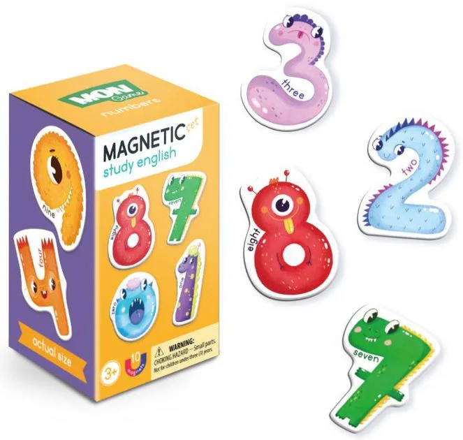 Set cifre magnetice Dodo, 10 buc. foto