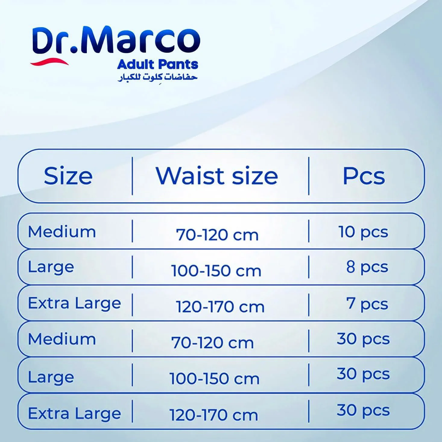 Chilotei pentru maturi Dr. Marco Extra Large, 30 buc. foto