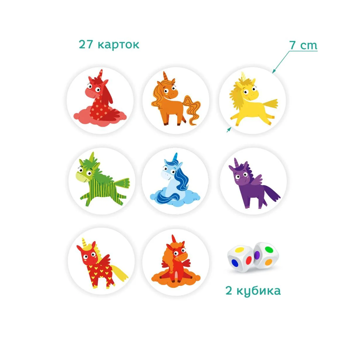 Игра на скорость и реакцию Dodo Единороги foto