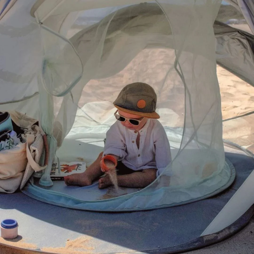 Cort Anti-UV 3 in 1 Babymoov Moov & Protect Green Lagoon, 50+ UPF foto