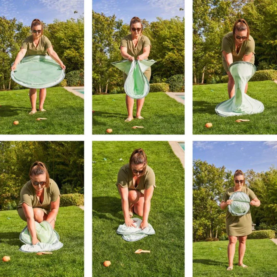Cort Anti-UV 3 in 1 Babymoov Moov & Protect Green Lagoon, 50+ UPF foto